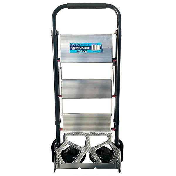 Carrinho de Carga com Escada Dobrável em Alumínio 80Kg/250Kg Lotus 2543