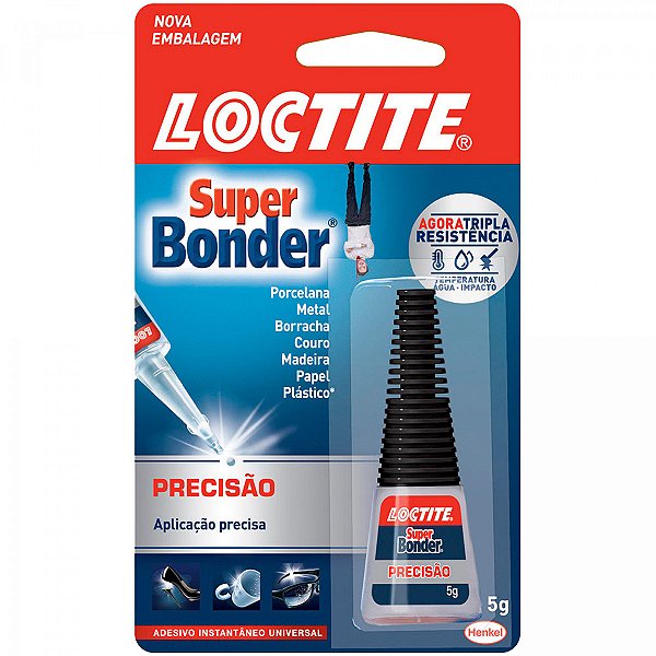 Adesivo Instantâneo Super Bonder Precisão 5g Loctite