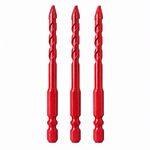 Kit 3 Brocas para Porcelanato 6mm x 1/4'' Cortag 63068