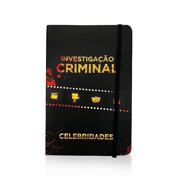 Agenda de Notas Investigação Criminal Celebridades 12 x 18
