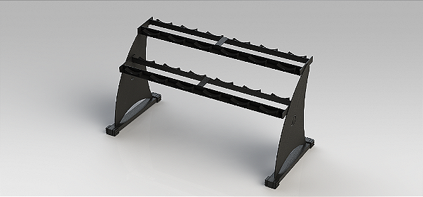 SUPORTE A LASER HORIZONTAL Dumbbell 10 PARES MF-W