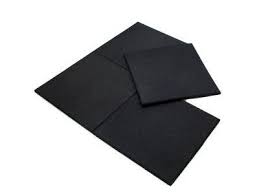 Piso Borracha Impacto 11mm m2 Placas50x50 preto