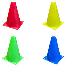 Cone de Agilidade 15 cm Azul e Vermelho