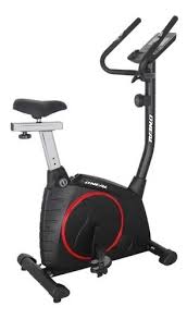Bike Vertical – Magnética Transmissão por Correia Preto com Vermelho