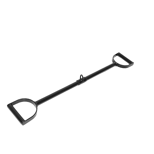 Puxador Roldana Alta c/Estribo 105cm Revestido, maciço, c/giro