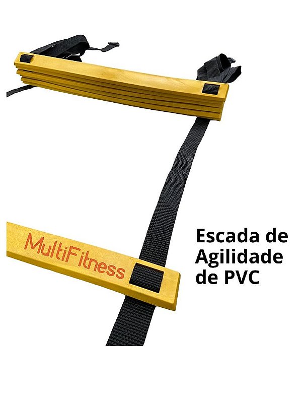 ESCADA DE AGILIDADE PVC 6 DEGRAUS