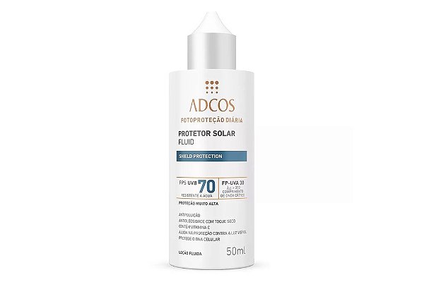 Adcos Filtro Solar Fluid  Fps 70 Incolor 40ml