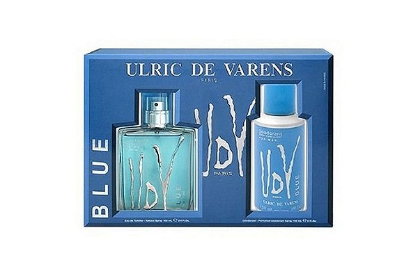 Ulric de Varens Blue Eau de Toilette 100ml Coffret + Deo 200ml