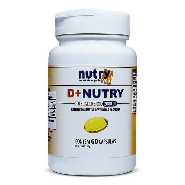 Nutry4You Vitamina D+Nutry 2000UI 60 Cápsulas
