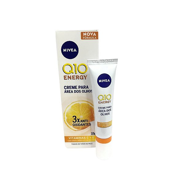 Nivea Q10 Plus C Antissinais Creme Facial Área Dos Olhos 15ml