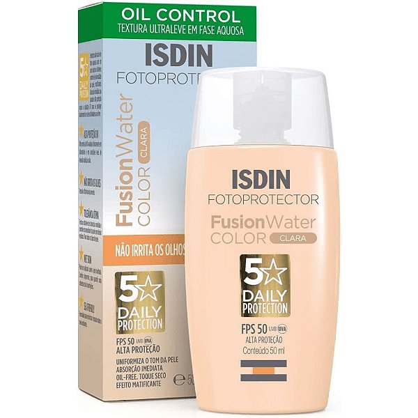 Isdin Fusion Water 5 Stars Color FPS50 Cor Clara 50ml