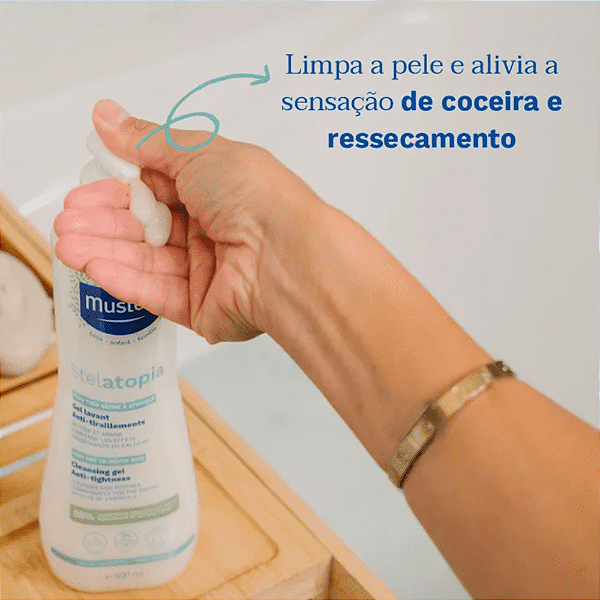 Mustela Stelatopia Gel Lavant 500ml