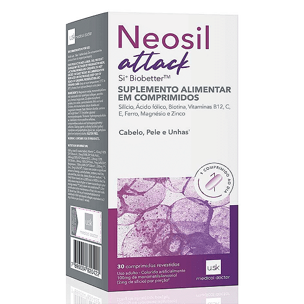 MD Neosil Attack Com 30 Comprimidos