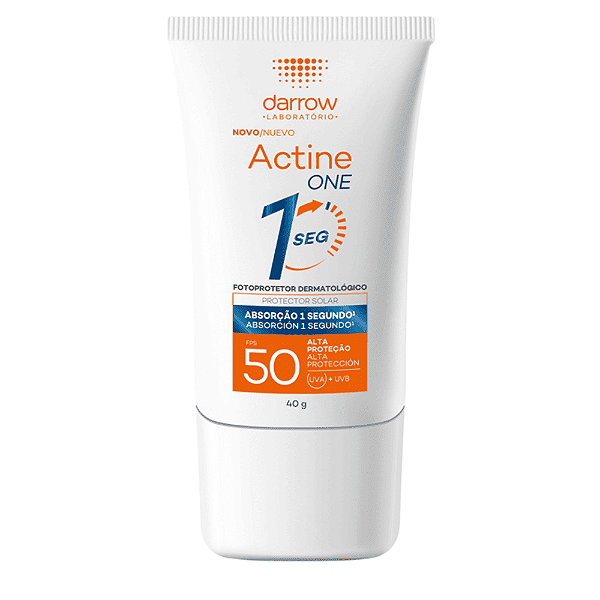 Darrow Actine One Protetor Solar Facial Fps 50 Sem Cor 40g
