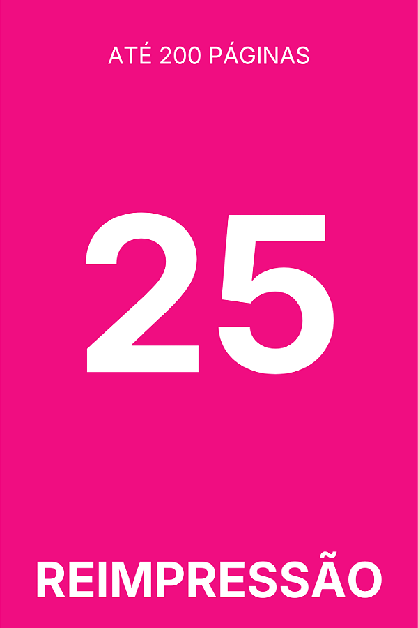[200] TIRAGEM ADICIONAL - 25 EXEMPLARES (LIVRO)