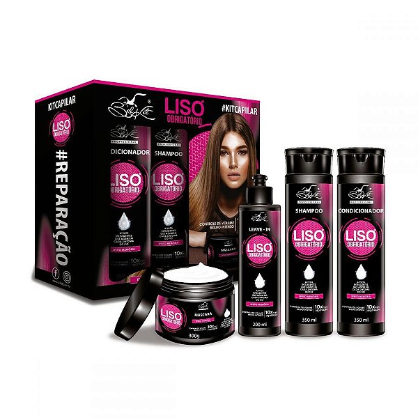 Kit Capilar Liso Obrigatório  4 itens - Belkit