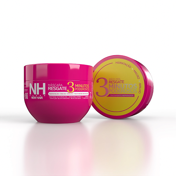 Máscara Resgate 3 Minutos Poderosos New Hair