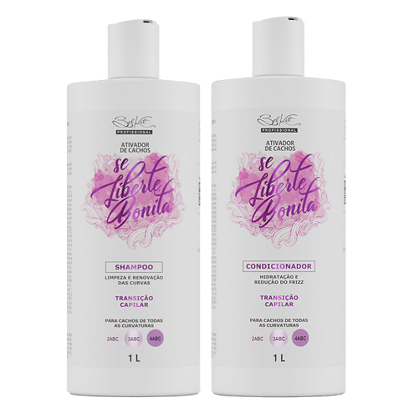 KIT CACHOS ESPLENDOROS 1 LITRO - SHAMPOO E CONDICIONADOR