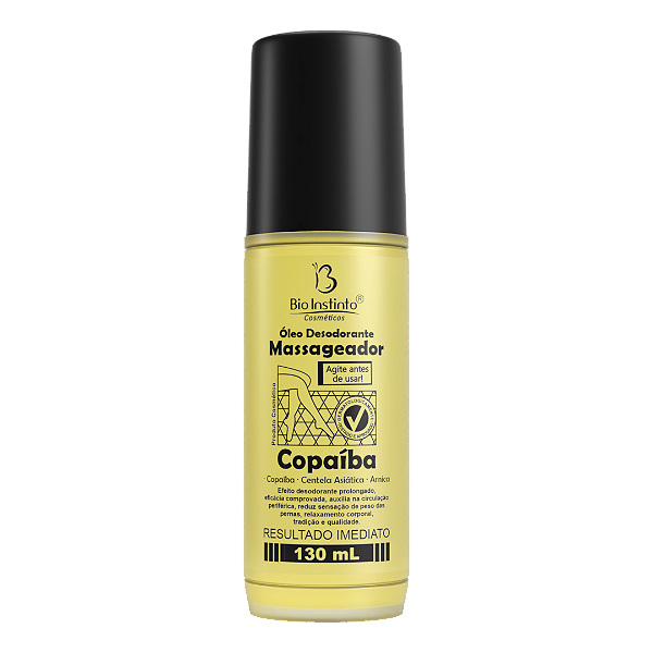 OLEO DESODORANTE MASSAGEADOR COPAIBA BIO INSTINTO 130ML