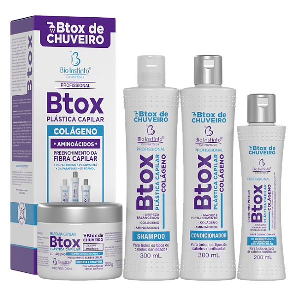 KIT CAPILAR BTOX PLASTICA CAPILAR COLAGENO BIO INSTINTO