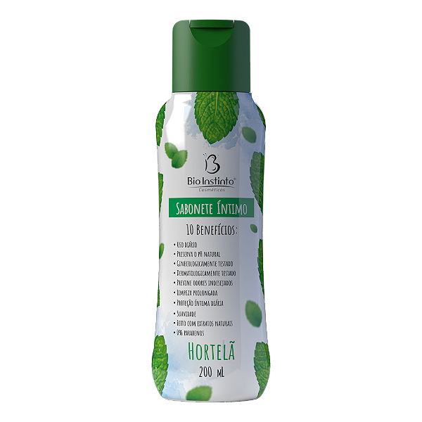 SABONETE INTIMO 10 BENEFICIOS HORTELA BIO INSTINTO 200ML