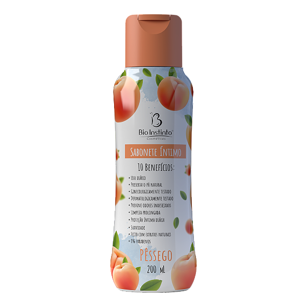 SABONETE INTIMO 10 BENEFICIOS PESSEGO BIO INSTINTO 200ML
