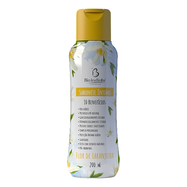 SABONETE INTIMO 10 BENEFICIOS FLOR DE LARANJEIRA BIO INSTINTO 200ML