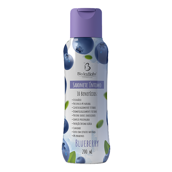SABONETE INTIMO 10 BENEFICIOS BLUEBERRY BIO INSTINTO 200ML