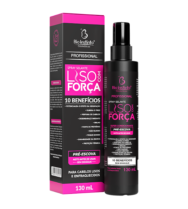 SPRAY SELANTE 10 BENEFICIOS LISO COM FORÇA 130 ML