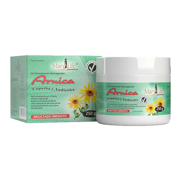 Mary Life Gel Arnica, Copaíba e Andiroba 250 g