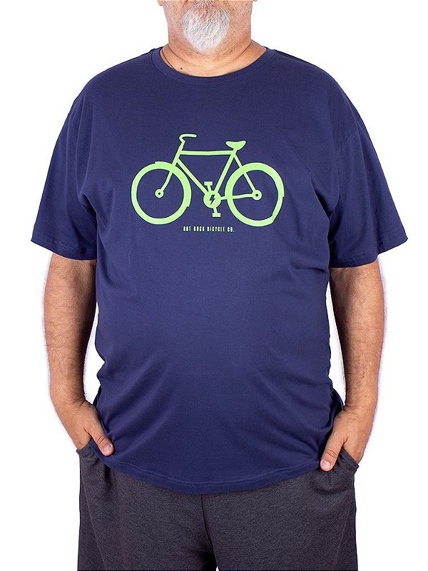 Camiseta Bicicleta Co Marinho