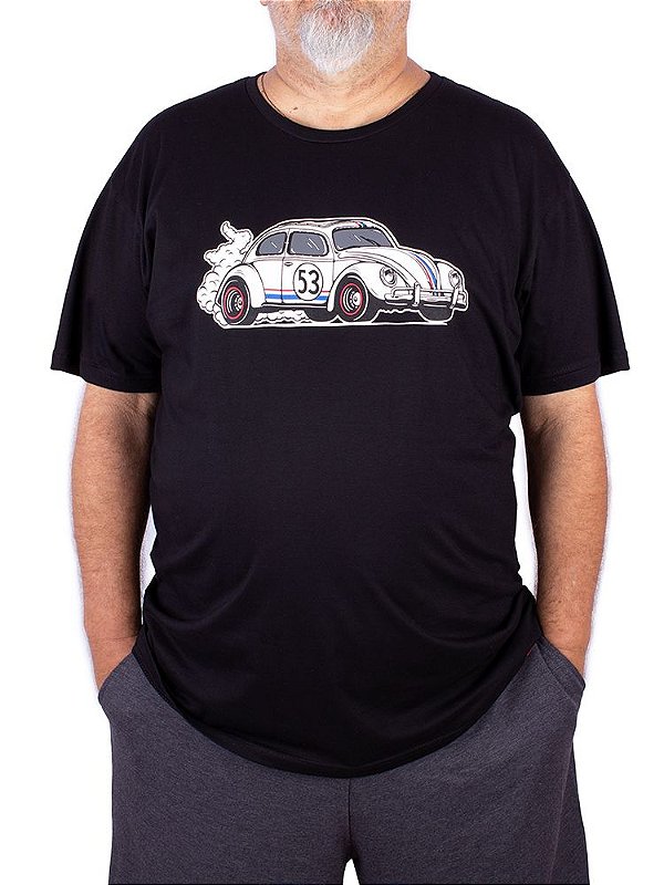 Camiseta Fusca Herbie Preta