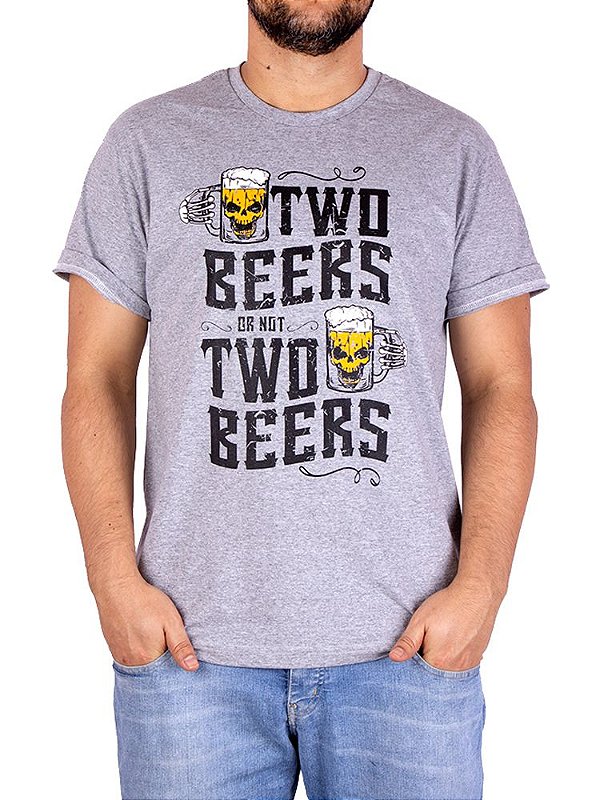 Camiseta Duas Cervejas Mescla