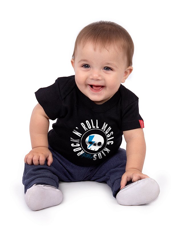 Body Bebê Kids Music Preto