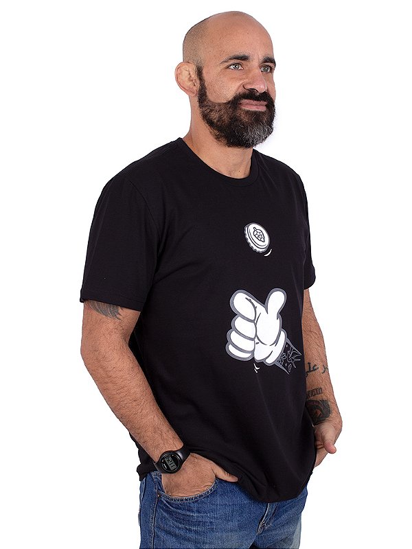 Camiseta Cerveja Tampinha Preta