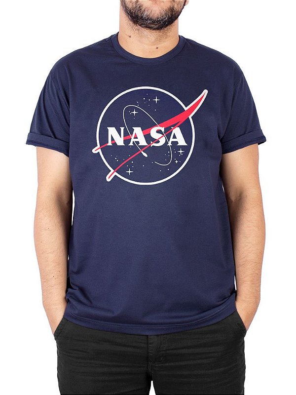 Camiseta Nasa Azul Marinho