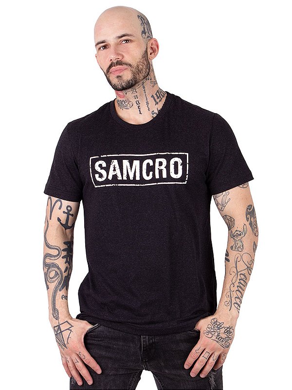 Camiseta Samcro Preto Jaguar