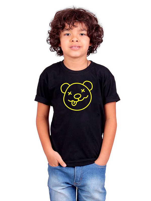 Camiseta Infantil Bearvana Preta