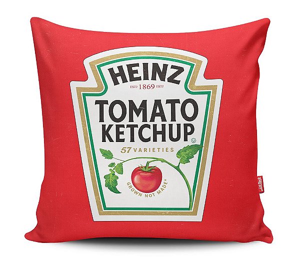 Capa de Almofada Ketchup