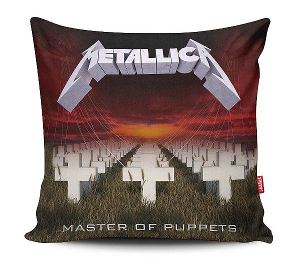 Capa de Almofada Metallica Master Of Puppets