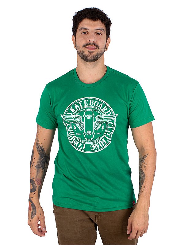Camiseta Skate Company - Verde.