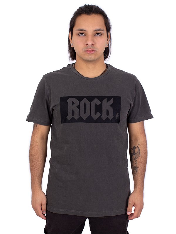 Camiseta Estonada Rock Preta