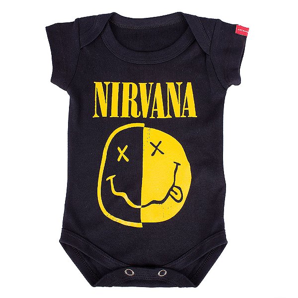 Body Bebê Nirvana Preta