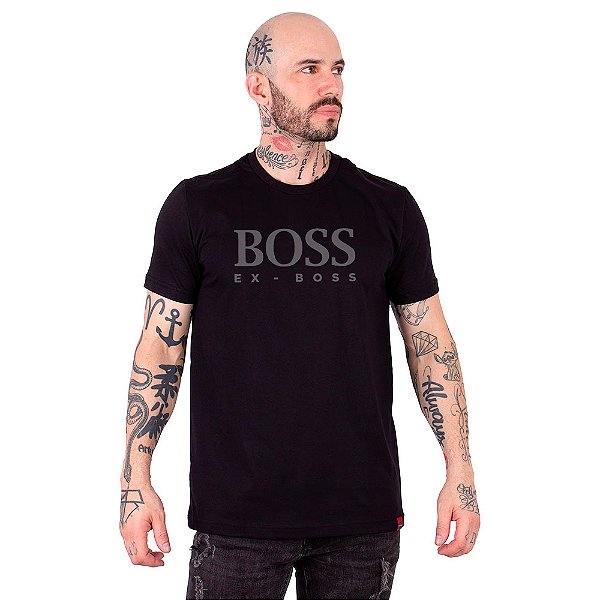 Camiseta Ex Boss Preta.