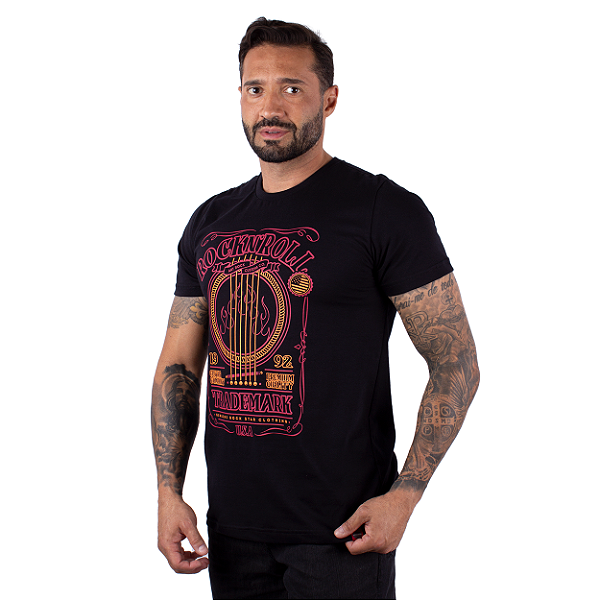 Camiseta Rock Trade Preta.
