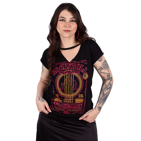 Blusinha Rock Trade Preta