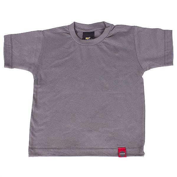 Camiseta Juvenil Básica Chumbo