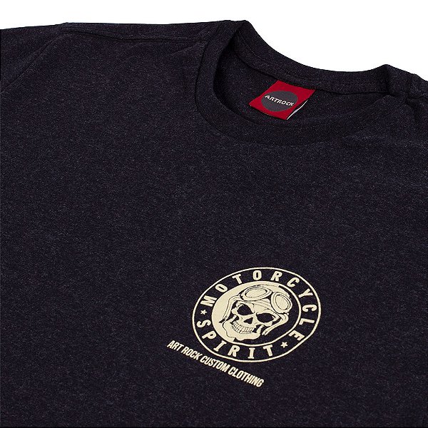 Camiseta Juvenil Moto Spirit Preta Jaguar
