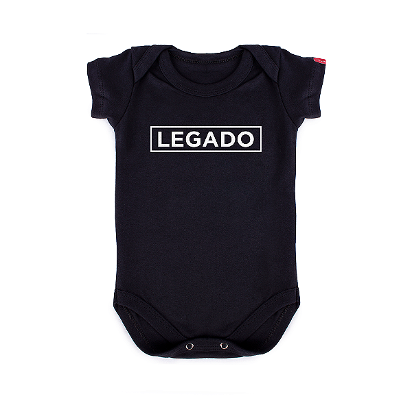 Body Bebê Eu Sou o Legado - Preto