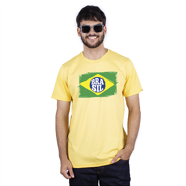 Camiseta Brasil Original - Amarela.